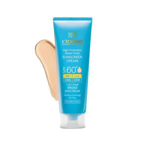 کرم ضد آفتاب رنگی SPF60 سینره فاقد چربی 50 میلی لیتر بژ طبیعی