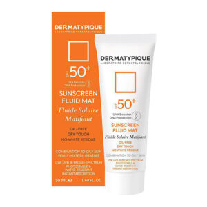 فلوئید مات کرم ضد آفتاب بی رنگ فاقد چربی SPF50