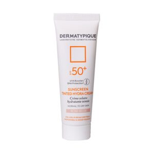 کرم ضد آفتاب رنگی بژ روشن SPF50 مخصوص پوست های خشک درماتیپیک