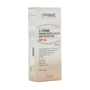 فلوئید ضد آفتاب SPF50 فیوژن واتر پرایم حاوی ویتامین C حجم 40 میلی لیتر