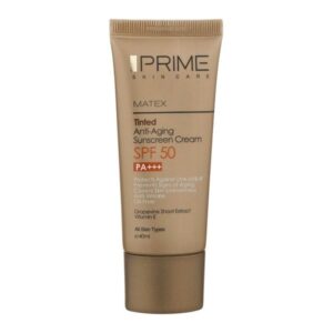کرم ضد آفتاب جوان کننده رنگی پرایم با SPF 50 حجم 40 میل