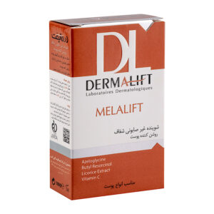 پن شفاف روشن کننده پوست ملالیفت شوینده غیرصابونی 100گرم درمالیفت